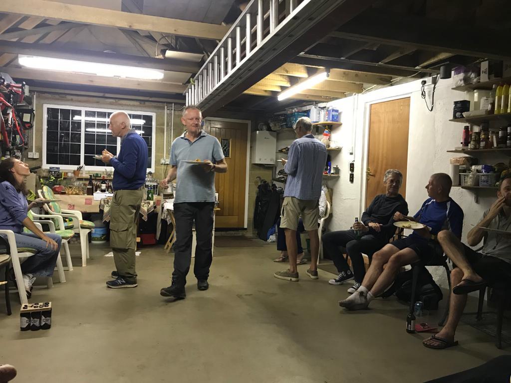 A great after run curry in Ray' garage